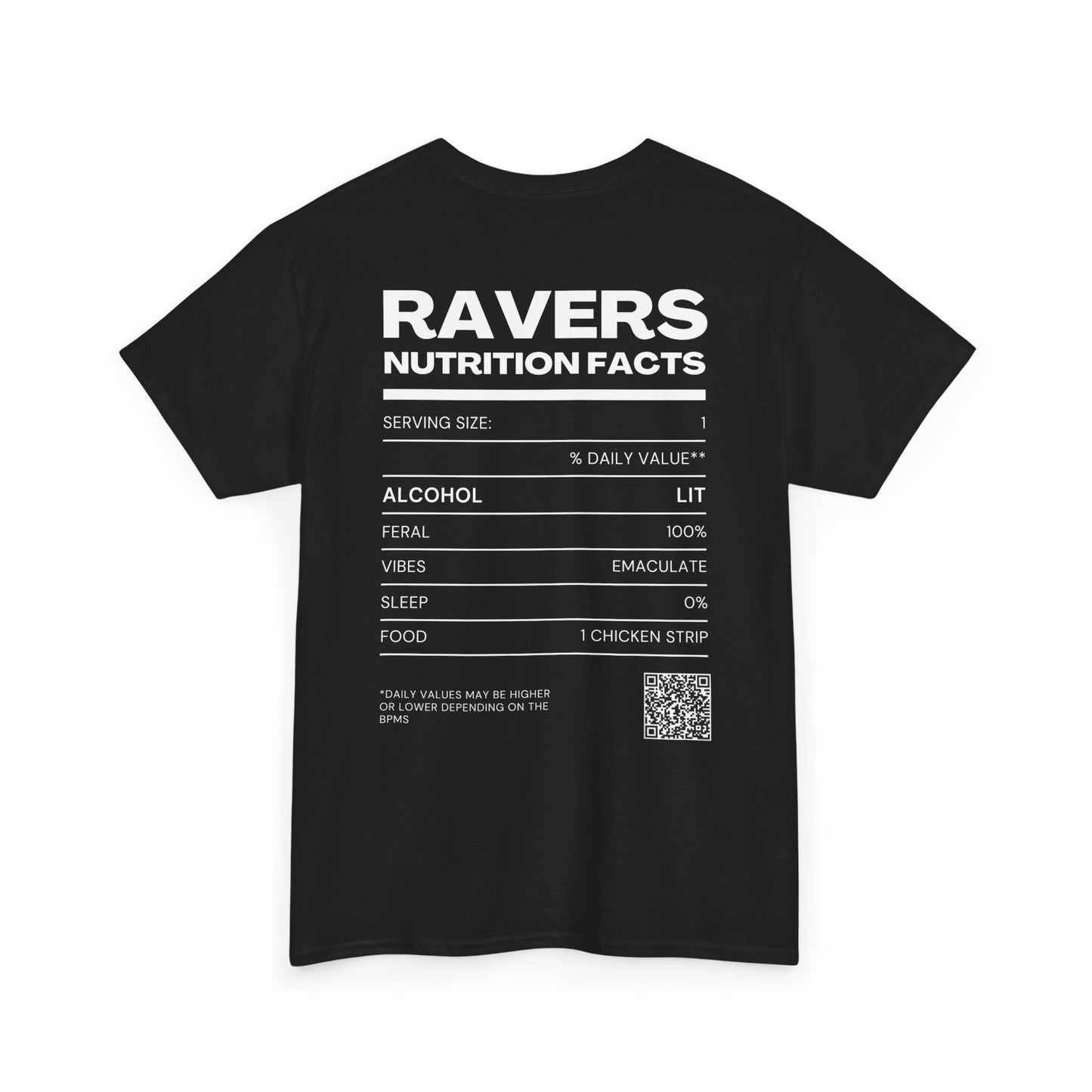 Ravers Nutrition Facts