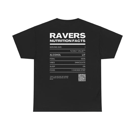 Ravers Nutrition Facts